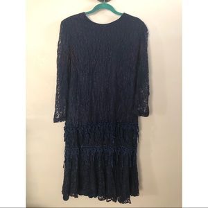 Navy Mother of the Bride Dress